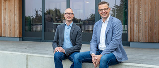 Dr. Jan Wenker (l.), Projektleiter für Forschung, Entwicklung und Innovation, und Geschäftsführer Frank Steffens von der Firma Brüninghoff in Heiden